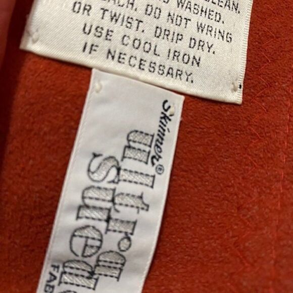 Adolph Schuman for Lilli Ann Vintage (70-80's) Orange jacket, size L - Picture 4 of 5